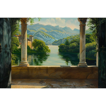 Window Landscape Canvas